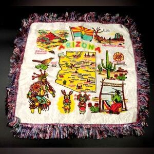 Arizona Handmade Pillow Case Souvenir New Vintage